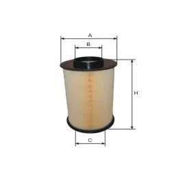 Air filter. Фильтр воздушный DELLO 180032410