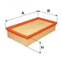Air filter. Фильтр воздушный DELLO 30100230134