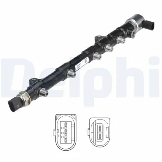 Елементи паливної системи (рейка) JCB DELPHI 2825206912B1
