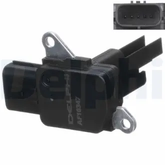 LEXUS Витратомір повітря CT 200h 11-, GS 200t 15-, LFA 4.8 11-, TOYOTA, MITSUBISHI, SUZUKI DELPHI AF1034712B1