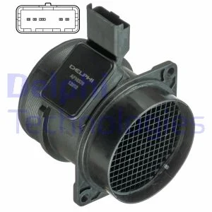 CITROEN Витратомір повітря C5, C6, Peugeot 406 DELPHI AF1037012B1