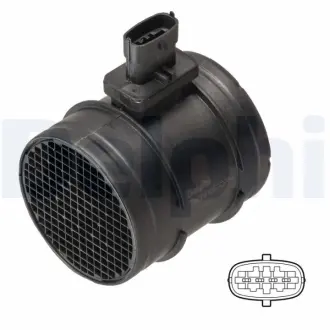 Витратомір повітря FIAT DUCATO 2.3D,2.0D,3.0D 06- DELPHI AF1063312B1