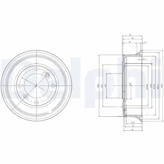 Тормозной барабан DELPHI BF2