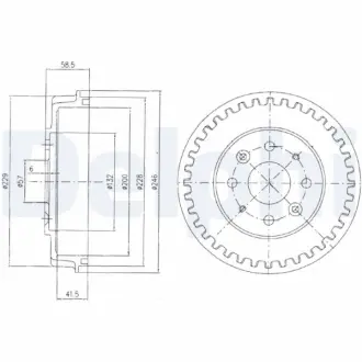 Тормозной барабан DELPHI BF396