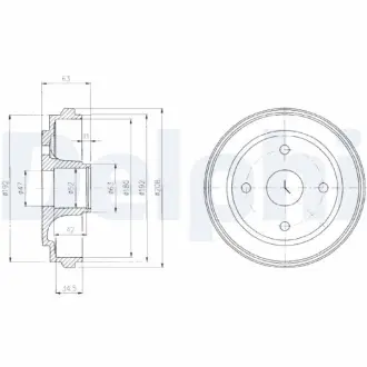 Тормозной барабан DELPHI BF473