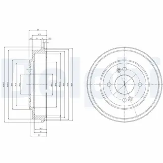 Тормозной барабан DELPHI BF517