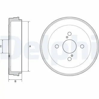 Тормозной барабан DELPHI BF534