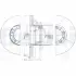 Тормозной диск DELPHI BG2163 (фото 1)