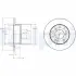 Тормозной диск DELPHI BG2253 (фото 1)