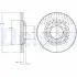 Тормозной диск DELPHI BG2414 (фото 1)