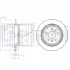 Тормозной диск DELPHI BG2573 (фото 1)