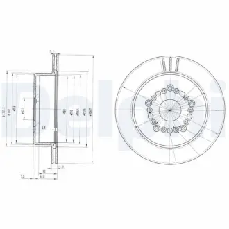 Тормозной диск DELPHI BG3230