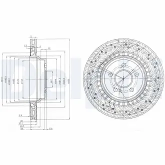 Тормозной диск DELPHI BG3917