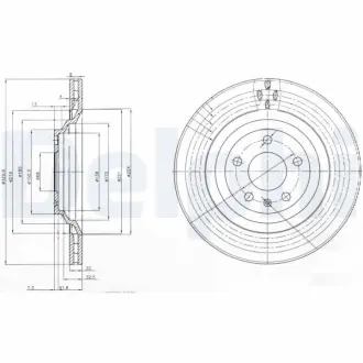 Тормозной диск DELPHI BG3991