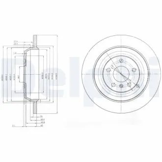 Тормозной диск DELPHI BG4031