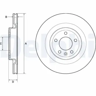 Тормозной диск DELPHI BG9146C