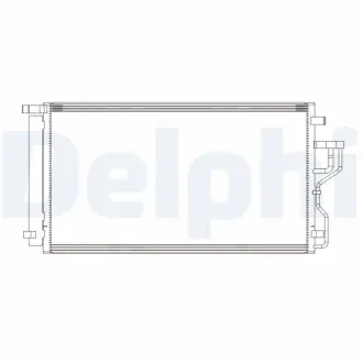 Радіатор кондиціонера DELPHI CF20290