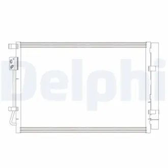 HYUNDAI Радіатор кондиціонера (конденсатор) i20 14- DELPHI CF20414