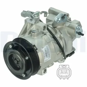 TOYOTA Компресор кондиціонера AURIS 1.33, 1.4 07-, YARIS 1.0-1.5 05- DELPHI CS20480