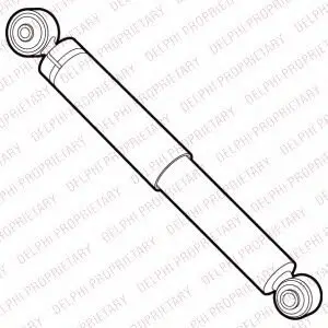 Shock absorber. Амортизатор DELPHI DG7866