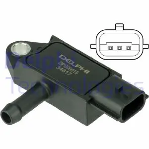 Датчик тиску вихлопних газів DELPHI DPS00015