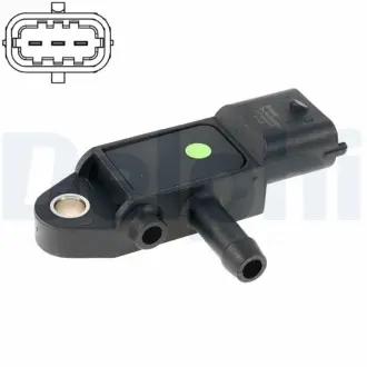 OPEL датчик тиску надуву (CR) Astra, Zafira, Vectra, 1,3-1,9CDTI 04- DELPHI DPS0004812B1