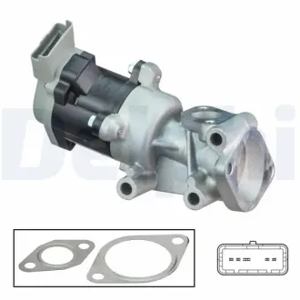 CITROEN Клапан EGR C5 III,Land Rover Discovery III,Range Rover Sport,Jaguar,Peugeot 407/607 2.7HDI DELPHI EG1052912B1