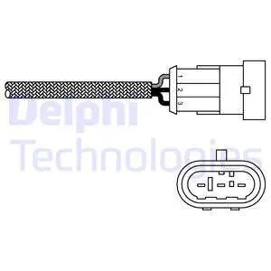 Лямбда-зонд DELPHI ES10971-12B1