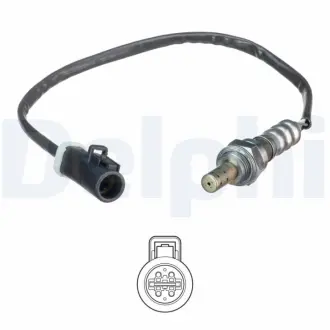 FORD Кисневий датчик B-MAX 1.4 12-, FIESTA V 1.4 01-, 1.6 01-, KA+ III 1.2 16- DELPHI ES2108512B1