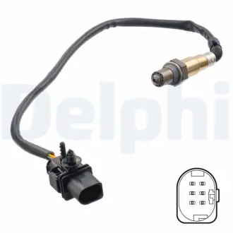 OPEL Кисневий датчик (лямбда-зонд) AGILA (B) 1.2 08-, SUZUKI DELPHI ES2131012B1