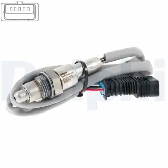 Лямбда-зонд (кількість дротів 4, 530мм) BMW 2 (F45), 2 GRAN TOURER (F46), X1 (F48), X2 (F39) MINI (F55), (F56), (F57), CLUBMAN (F54), COUNTRYMAN (F60) 1.2-2.0 09.13- DELPHI ES2137512B1