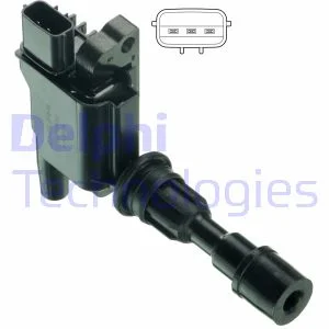 Котушка запалювання MAZDA 323 F VI, 323 S VI 1.5/1.6 06.98-05.04 DELPHI GN1048012B1