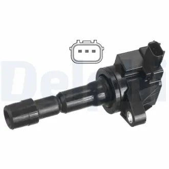Котушка запалювання HONDA CITY V, CIVIC IX, CIVIC VIII, CR-Z, JAZZ III 1.2-1.5H 07.08- DELPHI GN1054712B1