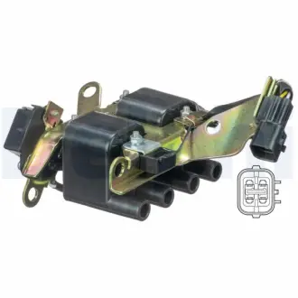 HYUNDAI котушка запалювання Sonata II DELPHI GN1080512B1