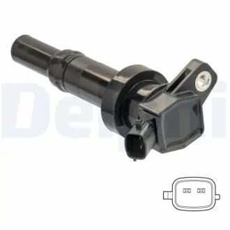 HYUNDAI котушка запалювання (функція "старт/стоп") i20,Kia Picanto,Rio III,IV 1.2/1.25 12- DELPHI GN1082612B1