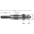 Glow plug. Свеча накаливания DELPHI HDS222 (фото 1)