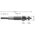 Glow plug. Свеча накаливания DELPHI HDS241 (фото 1)