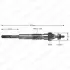 Glow plug. Свеча накала DELPHI HDS242 (фото 1)