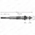 Glow plug. Свеча накаливания DELPHI HDS268 (фото 1)