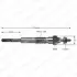 Glow plug. Свеча накаливания DELPHI HDS275 (фото 1)