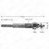 Glow plug. Свеча накаливания DELPHI HDS302 (фото 1)