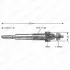 Glow plug. Свеча накаливания DELPHI HDS338 (фото 1)
