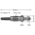 Glow plug. Свеча накаливания DELPHI HDS341 (фото 1)
