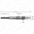 Glow plug. Свеча накаливания DELPHI HDS342 (фото 1)