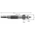 Glow plug. Свеча накаливания DELPHI HDS412 (фото 1)