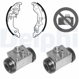 Комплект тормозных колодок DELPHI KP1067