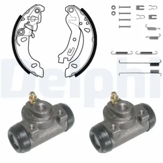Комплект тормозных колодок DELPHI KP1090