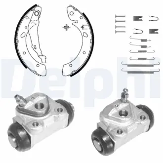 Комплект тормозных колодок DELPHI KP1101