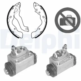 Комплект тормозных колодок DELPHI KP1106