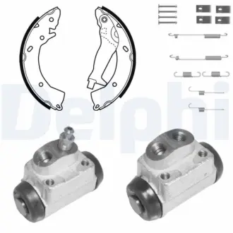 Комплект тормозных колодок DELPHI KP1107